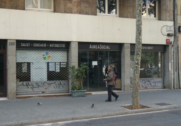 Aurea Social, le siège de la Coopérative Intégrale Catalane, à Barcelone.