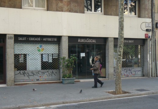 Aura Social, sede de la Cooperativa Integral Catalana, en Barcelona.